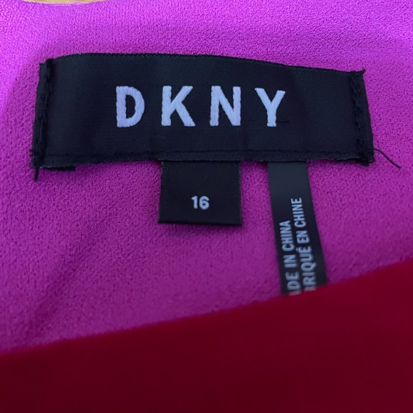 DKNY Two Tone Cutout Sheath Dress NWOT Size:16 - Picture 2 of 4